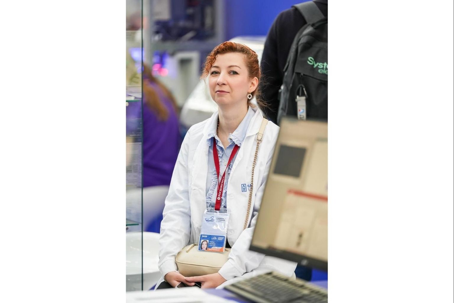 От первого лица на стенде НАШЕЙ ЛАБЫ: Лайма Беляева - ведущий специалист учебно-методического отдела ООО «Альгимед»