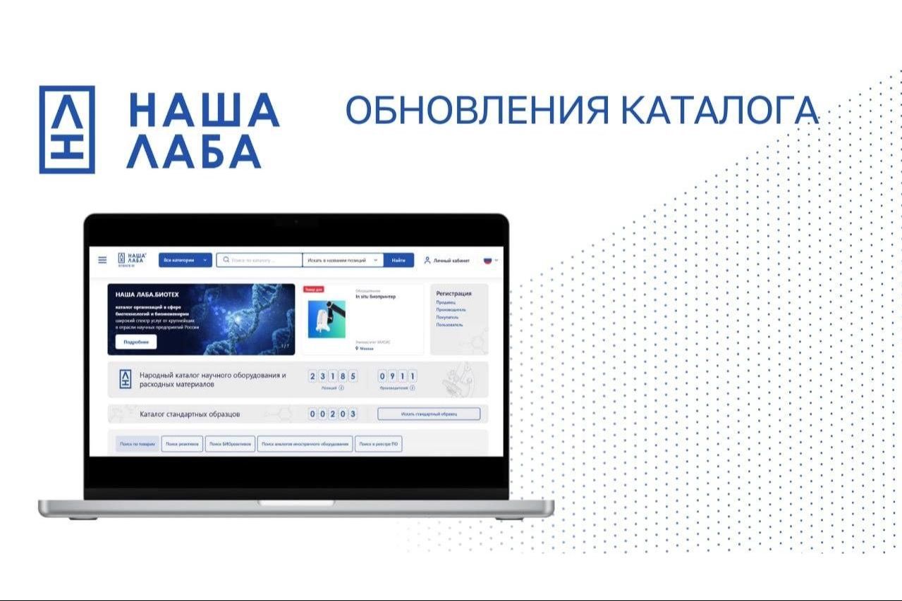 Представляем обновления каталога НАШЕЙ ЛАБЫ